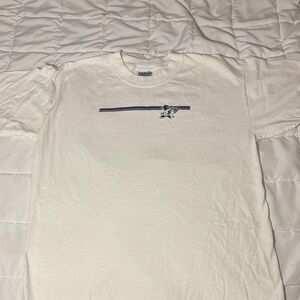 K-State White Tee with Willie Wildcat and EMAW Graphic